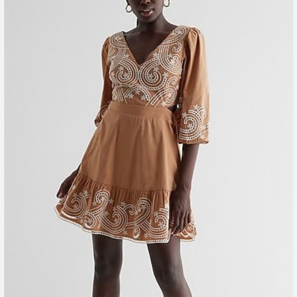 Express cutout structured dress ...still in stores